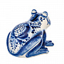 Копилка "Царевна-лягушка". Гжель, фотография 2. Интернет-магазин ЛАВКА ПОДАРКОВ