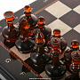 Шахматный ларец с янтарными фигурами 48х48 см, фотография 10. Интернет-магазин ЛАВКА ПОДАРКОВ