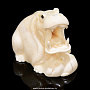 Скульптура из клыка моржа "Мамаша бегемота", фотография 2. Интернет-магазин ЛАВКА ПОДАРКОВ