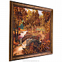 Картина янтарная "Осень в парке. Мостик" 60х80 см, фотография 6. Интернет-магазин ЛАВКА ПОДАРКОВ