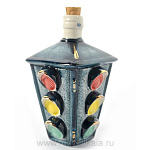 -0,05л Фарфор МИНИ-ШТОФ"Игрушка-Светофор"в цвете и золоте 0,05л в комплекте 