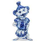  Гжель СКУЛЬПТУРА "ОБЕЗЬЯНКА (танцует)"