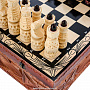 Шахматы деревянные с резными фигурами 40х40 см, фотография 3. Интернет-магазин ЛАВКА ПОДАРКОВ