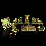 0049441-5791 Златоуст Набор письменный "Регент" нефрит (укр) SUV - 5791