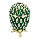 200060 Традиции ФАБЕРЖЕ Сувенир ЯЙЦО пасхальное "СЕТКА" РС-0577л-08