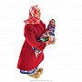 Фарфоровая кукла ручной работы "Баба в коротайке с ребёнком", фотография 2. Интернет-магазин ЛАВКА ПОДАРКОВ