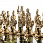 Шахматы из натурального камня с бронзовыми фигурами "Римские" 41х41 см, фотография 11. Интернет-магазин ЛАВКА ПОДАРКОВ