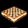 Шахматы в ларце с янтарными фигурами "Балтика", фотография 7. Интернет-магазин ЛАВКА ПОДАРКОВ