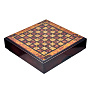 Шахматы с инкрустацией и фигурами из янтаря 30х30 см, фотография 13. Интернет-магазин ЛАВКА ПОДАРКОВ
