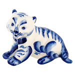 0068330/коб Скульптура  "Тигренок"  9*7*6см
