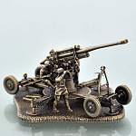 0026195 Бронза Модель техники "Модель советского 85-мм зенитного оружия 52-К"1:72 (98416)