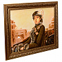 Картина янтарная "Неизвестная" 60х80 см, фотография 2. Интернет-магазин ЛАВКА ПОДАРКОВ