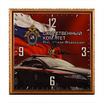 0033138-15*15см-СК ЧАСЫ настенные "Следственный комитет РФ" 15*15см 