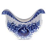 6508 Гжель Салфетница "Нежность №2" в коб Авт. Алехин С.С.