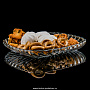 Стеклянная тарелка "SANTA", фотография 3. Интернет-магазин ЛАВКА ПОДАРКОВ