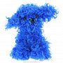 Игрушка-подвеска из натурального меха "Голубой щенок" , фотография 1. Интернет-магазин ЛАВКА ПОДАРКОВ