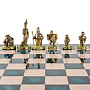 Шахматы с фигурами из бронзы "Европа" 48х48 см, фотография 4. Интернет-магазин ЛАВКА ПОДАРКОВ
