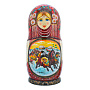 Матрешка "Зимняя тройка" 10 мест, фотография 2. Интернет-магазин ЛАВКА ПОДАРКОВ