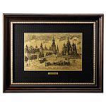 Офорт черно-белый "Старая Москва. Кремль. ХВБ" 30х40 см