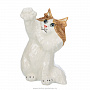 Фарфоровая статуэтка "Белый кот", фотография 1. Интернет-магазин ЛАВКА ПОДАРКОВ