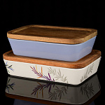 0058354/42.00027.00.1 ЛФЗ НАБОР д/запек.прямоуг./дер.кр.Стандартная"Розмарин"2пр.в уп.