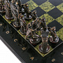 Шахматы из натурального камня с бронзовыми фигурами "Римские" 41х41 см, фотография 8. Интернет-магазин ЛАВКА ПОДАРКОВ