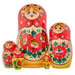 Матрешка "Вятка" 5 мест