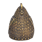 0027291-бронза Сувенир НАПЕРСТОК "КУРОЧКА"  2*3см (бронза) 