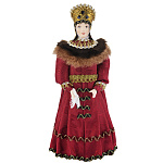 0029272 Кукла "Новгородская боярыня в празднич.одеянии (стилиз.) 16-17в. Древняя Русь" (0354)