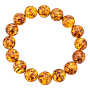 Браслет из натурального янтаря "Эйвелин", фотография 1. Интернет-магазин ЛАВКА ПОДАРКОВ
