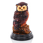 Скульптура из янтаря "Сова на пеньке", фотография 6. Интернет-магазин ЛАВКА ПОДАРКОВ