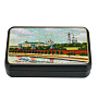 Шкатулка с художественной росписью "Москва. Теплоход", фотография 5. Интернет-магазин ЛАВКА ПОДАРКОВ
