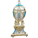 0042250 Традиции ФАБЕРЖЕ Сувенир ЯЙЦО "ЦАРСКОЕ" Е06-9-10