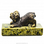Бронзовая статуэтка "Собака", фотография 2. Интернет-магазин ЛАВКА ПОДАРКОВ