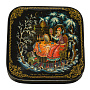 Шкатулка с художественной росписью "Гадание", фотография 3. Интернет-магазин ЛАВКА ПОДАРКОВ