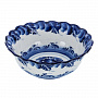 Салатник "Резной". Гжель, фотография 3. Интернет-магазин ЛАВКА ПОДАРКОВ