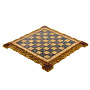 Шахматная доска из янтаря "Узоры" 50х50 см, фотография 8. Интернет-магазин ЛАВКА ПОДАРКОВ