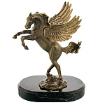 Статуэтка из бронзы и камня "Пегас"