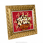 Картина янтарная "Лилии в корзине" 72 х 58 см, фотография 2. Интернет-магазин ЛАВКА ПОДАРКОВ