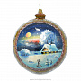 Новогодний елочный шар с росписью "Природа", фотография 1. Интернет-магазин ЛАВКА ПОДАРКОВ