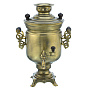 Самовар электрический латунный с патиной 3 л, фотография 1. Интернет-магазин ЛАВКА ПОДАРКОВ