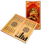 -50*25см  НАРДЫ подарочные "Ястреб" (100м)