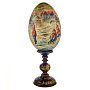 Пасхальное яйцо на подставке "Русская зима", фотография 2. Интернет-магазин ЛАВКА ПОДАРКОВ