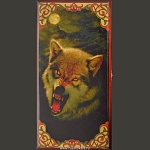 -40*20см  НАРДЫ подарочные "ВОЛК" (085/102s)