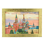 201478 КАРТИНА  МОСКВА, масло,холст,20*30 см