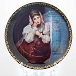 0030683-Т200-465 Тарелка сувенирная "Русская красавица" d-20см