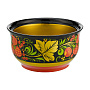 Масленка "Ягоды". Хохлома, фотография 4. Интернет-магазин ЛАВКА ПОДАРКОВ