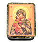 Шкатулка "Владимирская Божья Матерь", фотография 5. Интернет-магазин ЛАВКА ПОДАРКОВ