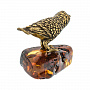 Статуэтка с янтарем "Сова", фотография 2. Интернет-магазин ЛАВКА ПОДАРКОВ