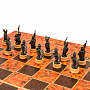 Шахматы деревянные "Крестоносцы и сарацины" с фигурами из олова, фотография 2. Интернет-магазин ЛАВКА ПОДАРКОВ